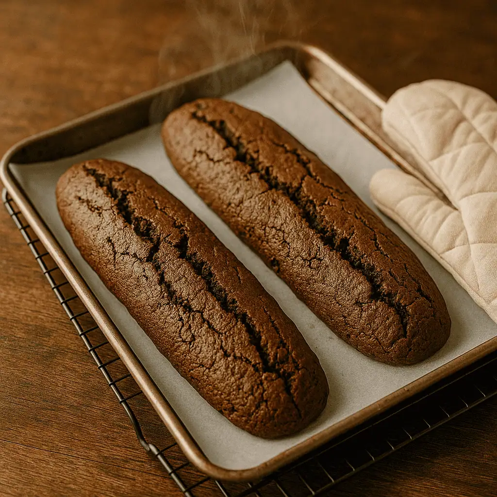 Bake for 25-30 minutes, until firm and cracked on top. Let cool 10 minutes.