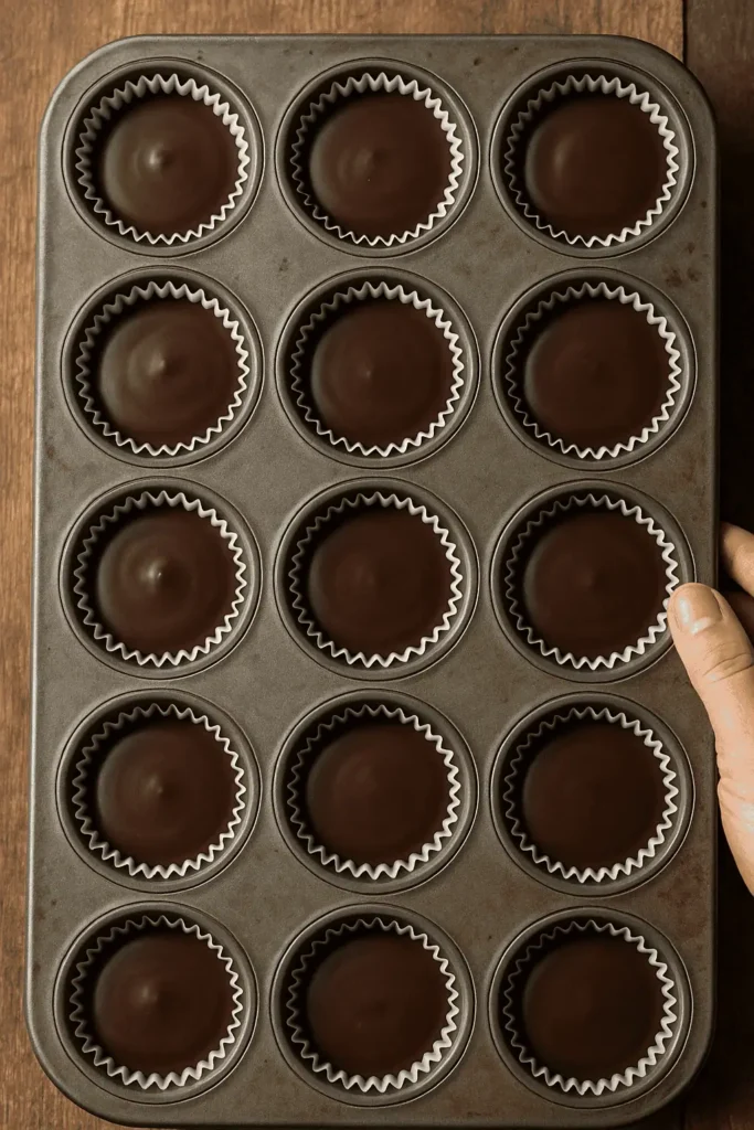 Chill until firmāabout 30 minutes in the fridge or 15 in the freezer.