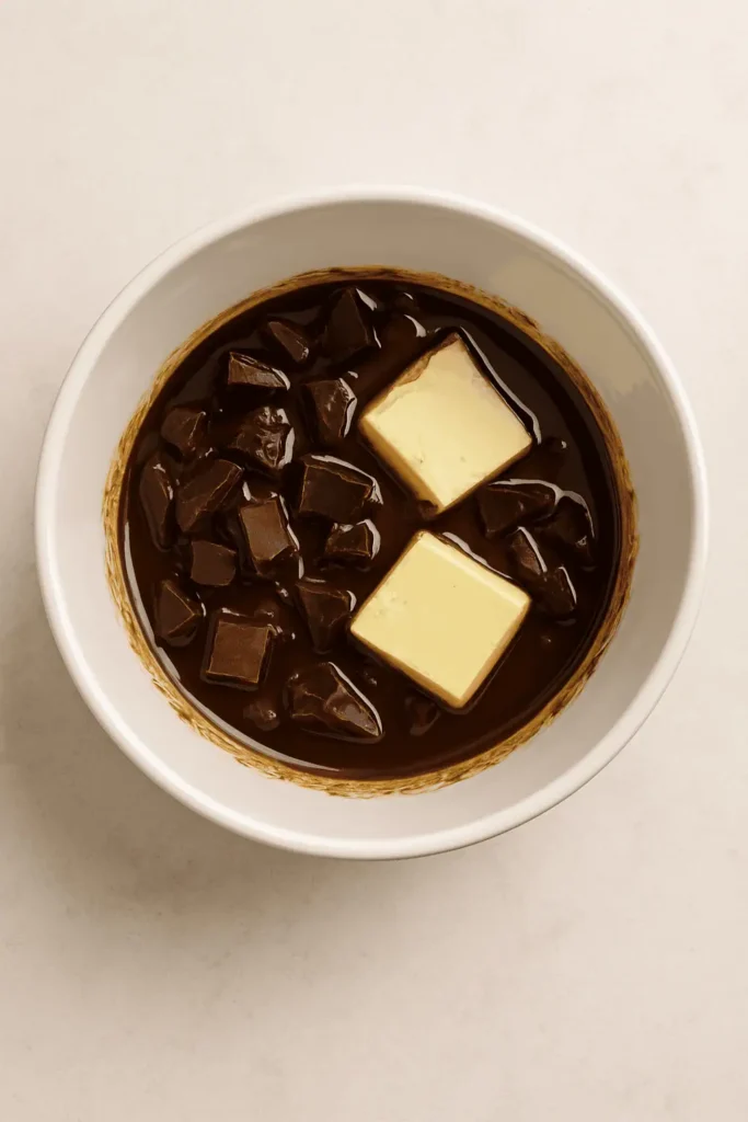 Prep your ramekins: Grease four 6-ounce ramekins with butter, then coat the insides with granulated sugar. Tap out any excess. Place them on a baking sheet.