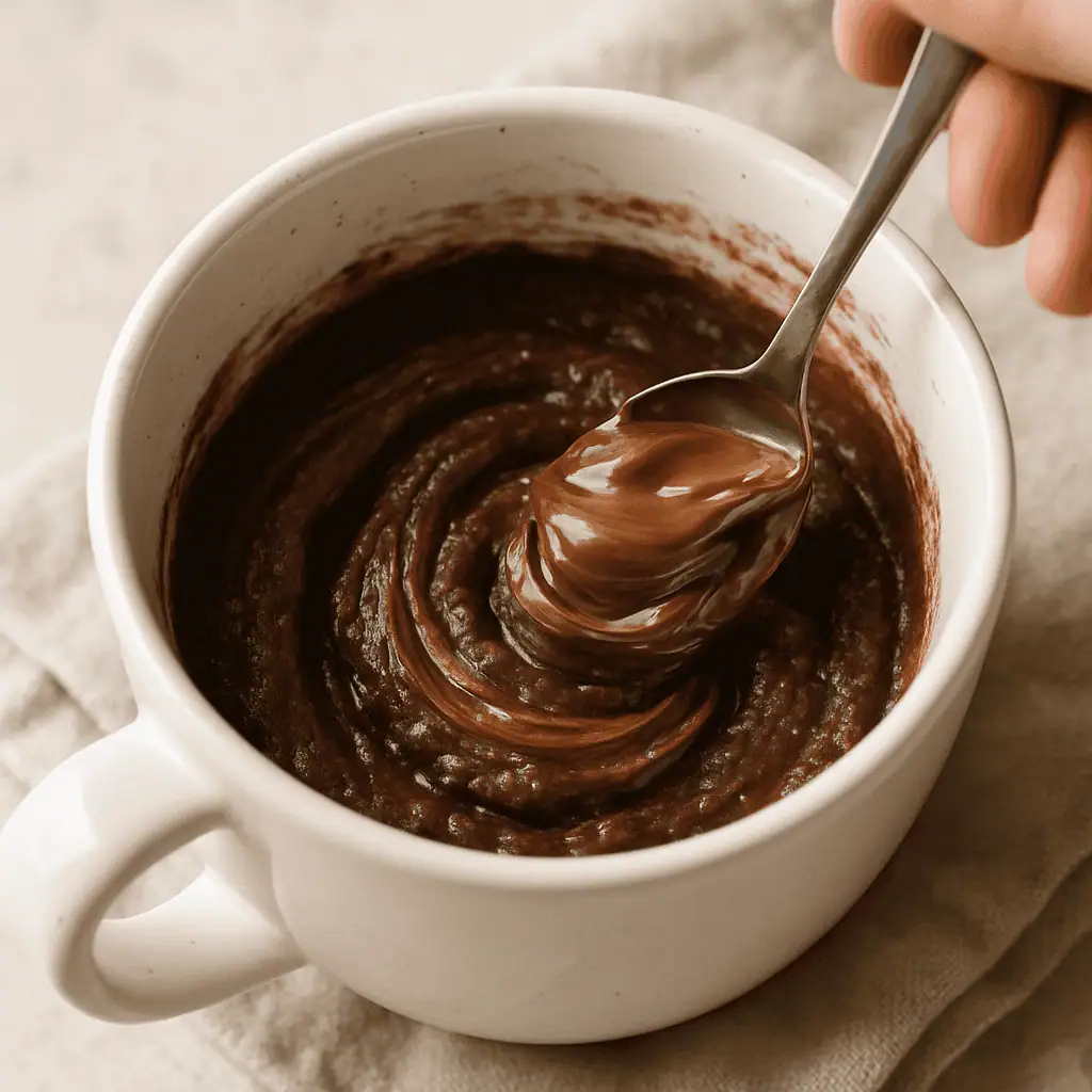 Add the Nutella and gently swirl it into the batter (donβt overmixβitβs okay to leave some streaks!).