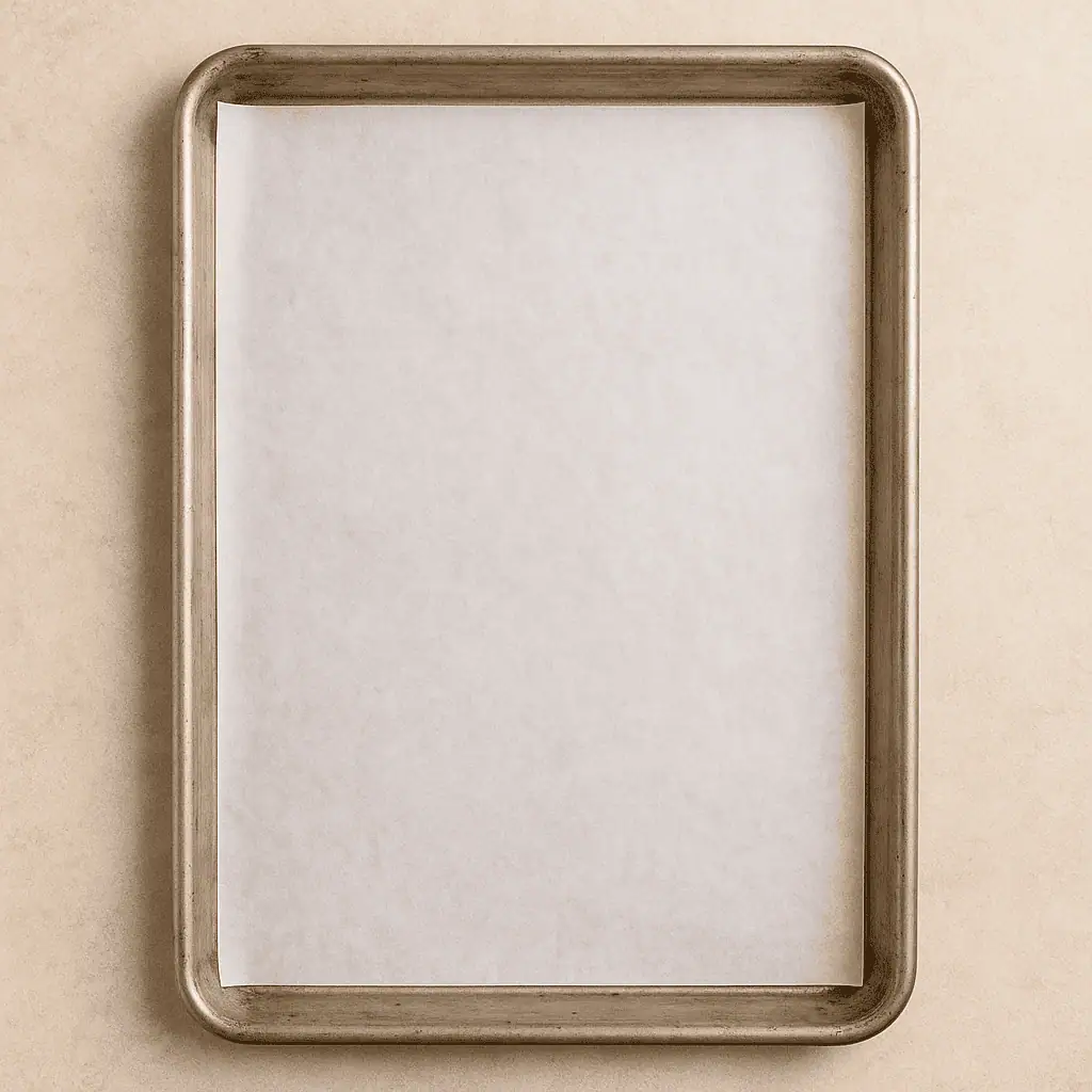 5. Preheat oven to 350ยฐF. Line baking sheets with parchment.