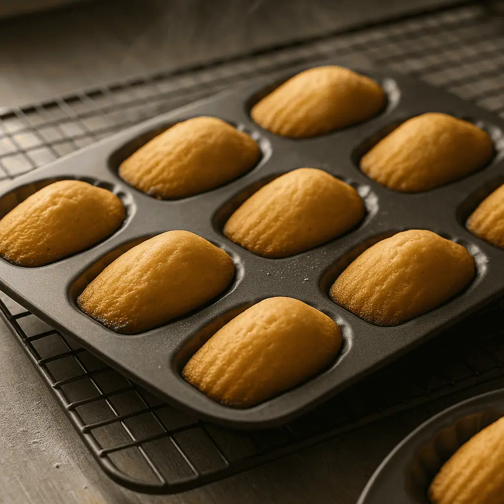 7️⃣ Bake 9–11 minutes, until puffed and lightly golden at the edges.
