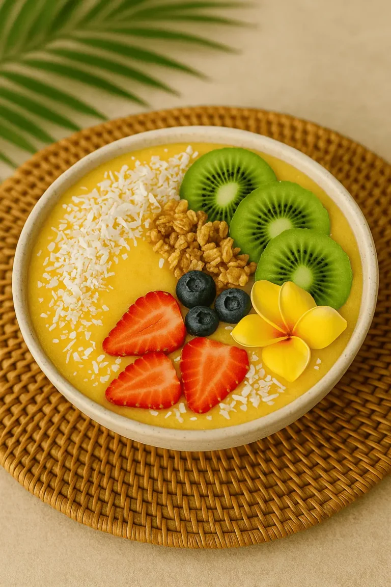 🌴 Sunset Glow Tropical Smoothie Bowls 🌺