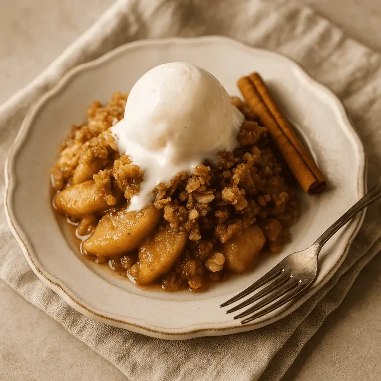 🍎✨ The Coziest Apple Crisp You’ll Ever Bake